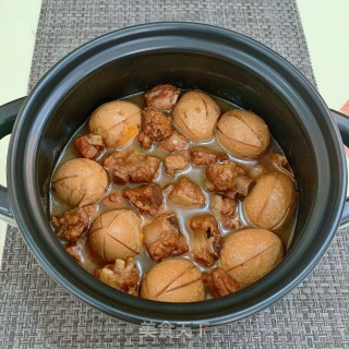 红烧排骨卤蛋的做法步骤：13
