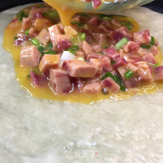 懒人版鸡蛋灌饼的做法步骤：3