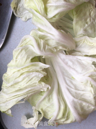 “白菜”白菜拌羊肉的做法步骤：1