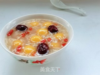 美容补血的南瓜丸子酒酿的做法步骤：13