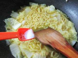 大白菜车仔面的做法步骤：7