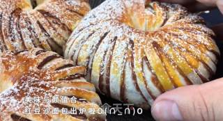 红豆沙面包卷，新手学烘焙，晚上发面早上做，节省时间还方便。的做法步骤：17