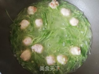 青萝卜虾丸汤的做法步骤：10