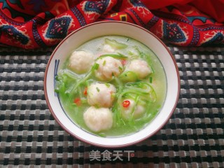 青萝卜虾丸汤的做法步骤：14