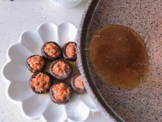 香菇胡萝卜酿肉的做法步骤：10