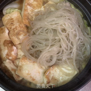 白菜豆腐粉条煲的做法步骤：12