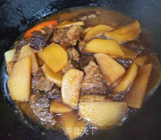 萝卜炖牛腩的做法步骤：10