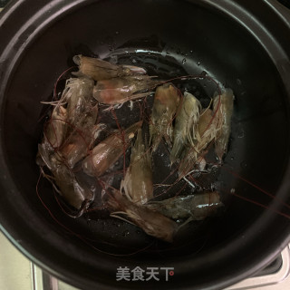 白菜鲜虾粥的做法步骤：6