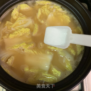 白菜鲜虾粥的做法步骤：12