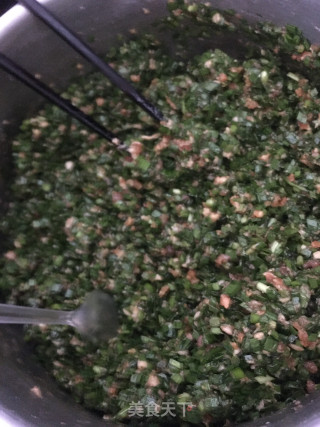 鸡胸肉海米韭菜饺的做法步骤：9