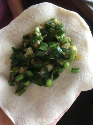 鸡胸肉海米韭菜饺的做法步骤：11