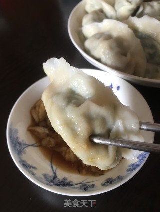鸡胸肉海米韭菜饺的做法步骤：13