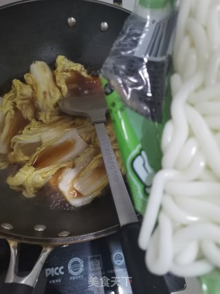 白菜炖土豆粉的做法步骤：6