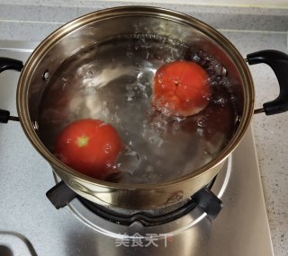 番茄肥牛的做法步骤：3