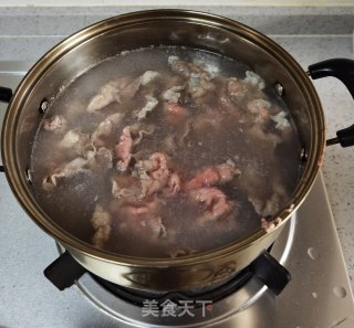 番茄肥牛的做法步骤：4