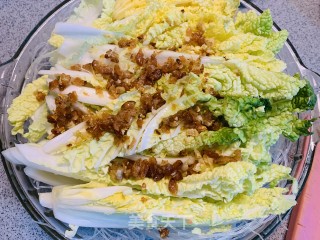 火麻仁蒜蓉粉丝娃娃菜的做法步骤：4