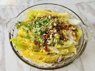 火麻仁蒜蓉粉丝娃娃菜的做法步骤：5