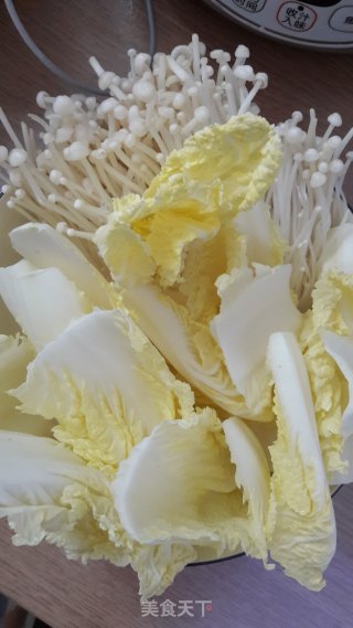 肉末炖白菜的做法步骤：1