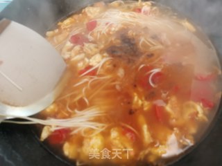番茄鸡蛋面的做法步骤：7