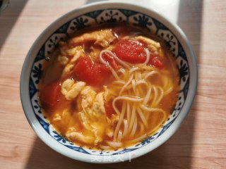 番茄鸡蛋面的做法步骤：10