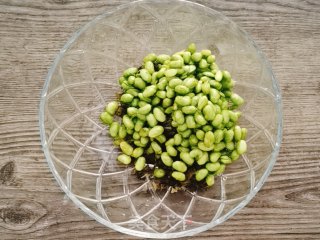 阿婆菜拌毛豆的做法步骤：4