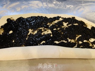 火麻黑芝麻酱火烧的做法步骤：3