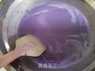 开花紫薯发糕的做法步骤：4