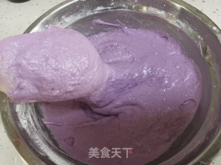 开花紫薯发糕的做法步骤：6