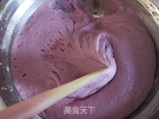 开花紫薯发糕的做法步骤：8