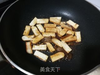 豆干炒白菜的做法步骤：2