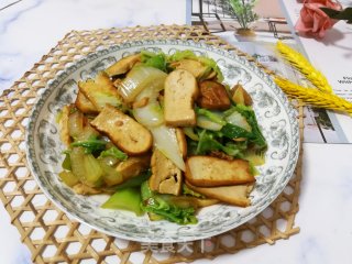豆干炒白菜的做法步骤：5