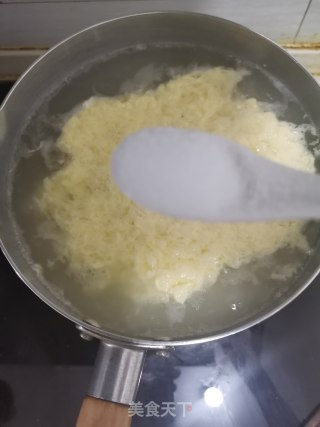 锅巴泡汤米的做法步骤：3