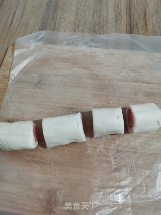 手抓饼版烤热狗的做法步骤：3