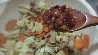 家常炒花菜的做法步骤：11