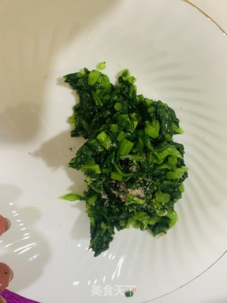 凉拌茼蒿的做法步骤：4