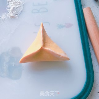 南瓜红糖三角包的做法步骤：12