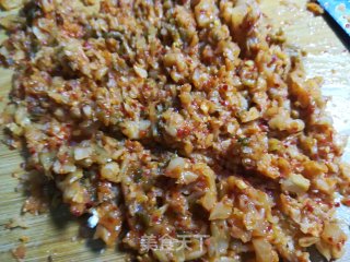 韩式泡菜猪肉煎饺的做法步骤：5