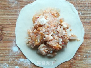 韩式泡菜猪肉煎饺的做法步骤：10