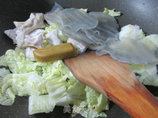 脆饺大白菜粉皮的做法步骤：4