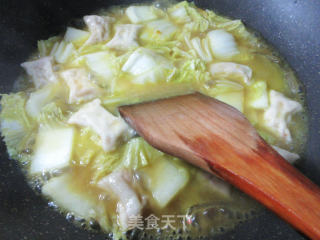 脆饺大白菜粉皮的做法步骤：5