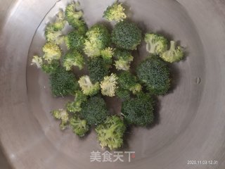 西兰花炒鸡蛋的做法步骤：2