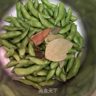五香毛豆的做法步骤：3