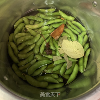 五香毛豆的做法步骤：6
