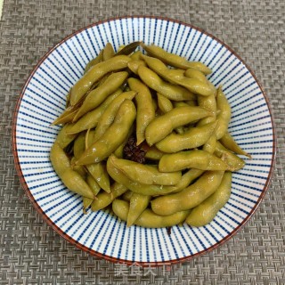 五香毛豆的做法步骤：8
