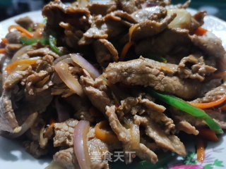 嫩炒牛肉片的做法步骤：9