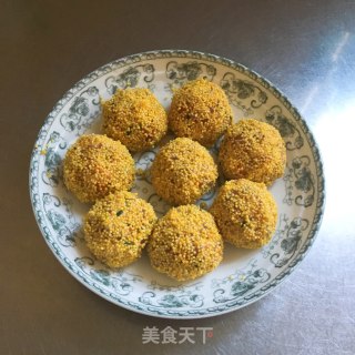 小米丸子的做法步骤：5