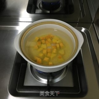 白果南瓜小米粥的做法步骤：3