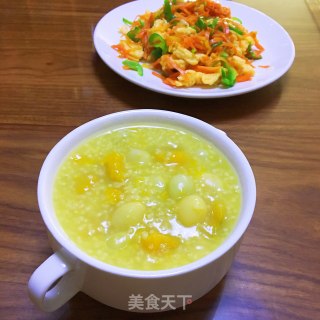 白果南瓜小米粥的做法步骤：7