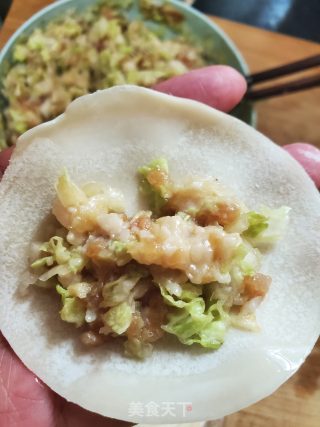猪肉白菜锅贴的做法步骤：5