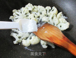 油条花菜羹的做法步骤：6